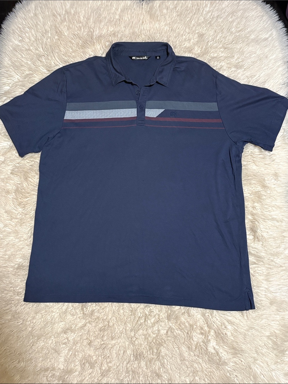 Travis Mathew Navy Polo 👕
